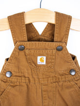 Load image into Gallery viewer, Carhartt Brown Dungaree Shorties - Age 0-3 months
