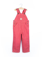Load image into Gallery viewer, Carhartt Coral Canvas Dungarees - Age 4T
