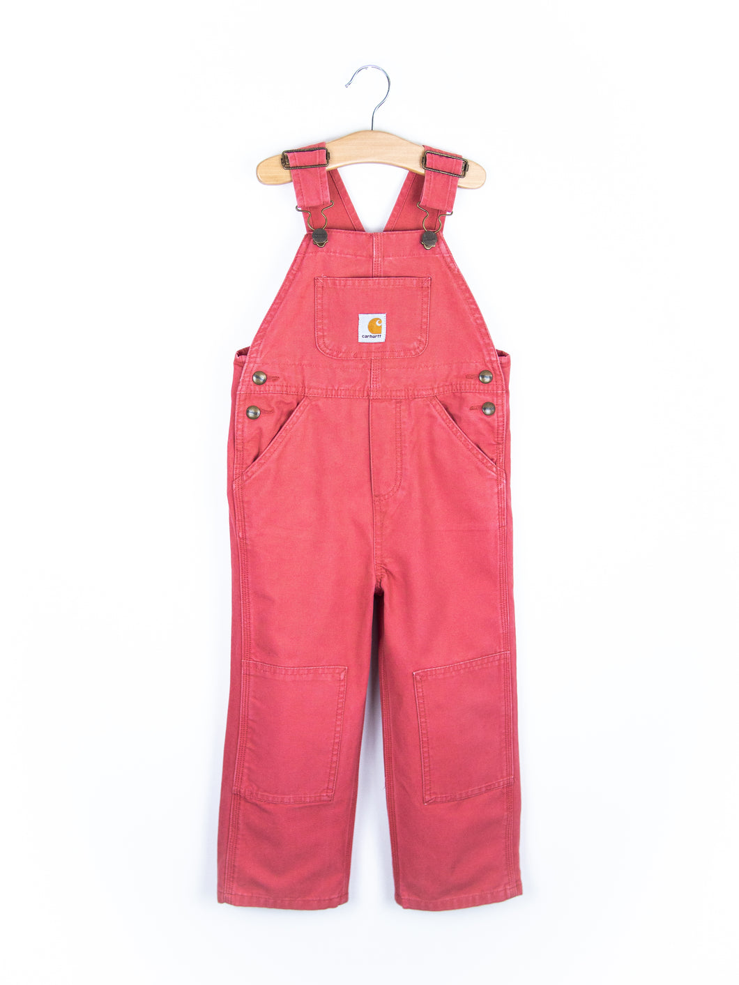 Carhartt Coral Canvas Dungarees - Age 4T