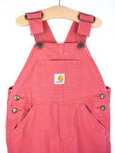 Load image into Gallery viewer, Carhartt Coral Canvas Dungarees - Age 4T
