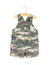 Load image into Gallery viewer, Carhartt Camo Dungaree Shorties - Age 18 months
