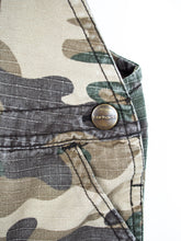 Load image into Gallery viewer, Carhartt Camo Dungaree Shorties - Age 18 months
