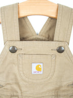 Carhartt Oatmeal Dungaree Shorties - Age 18 months