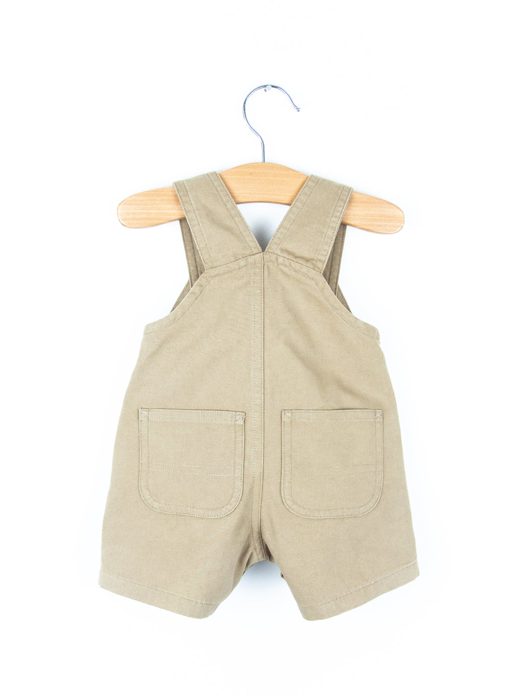 Carhartt Oatmeal Dungaree Shorties - Age 18 months