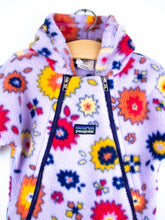Load image into Gallery viewer, Patagonia Flower Power Fleece Snowsuit / Sleep Bag - Age 0-3 months
