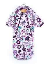 Load image into Gallery viewer, Patagonia Graphic Floral Fleece Snowsuit / Sleep Bag - Age 3 months
