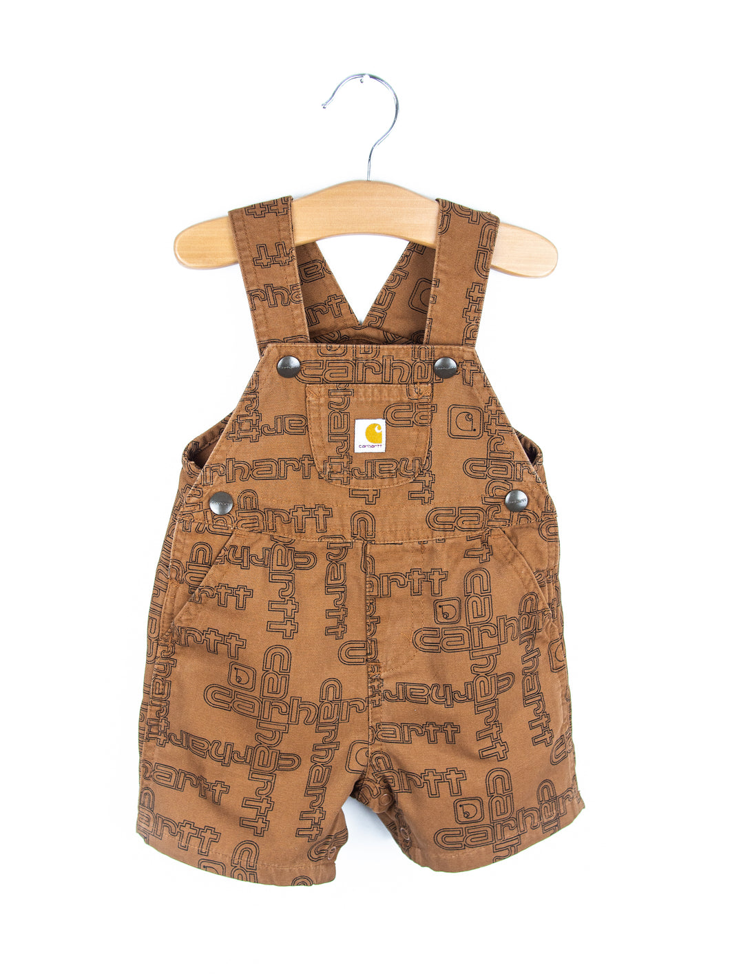 Carhartt Rare Logo Text Dungaree Shorties - Age 9 months