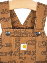 Load image into Gallery viewer, Carhartt Rare Logo Text Dungaree Shorties - Age 9 months
