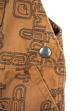 Load image into Gallery viewer, Carhartt Rare Logo Text Dungaree Shorties - Age 9 months
