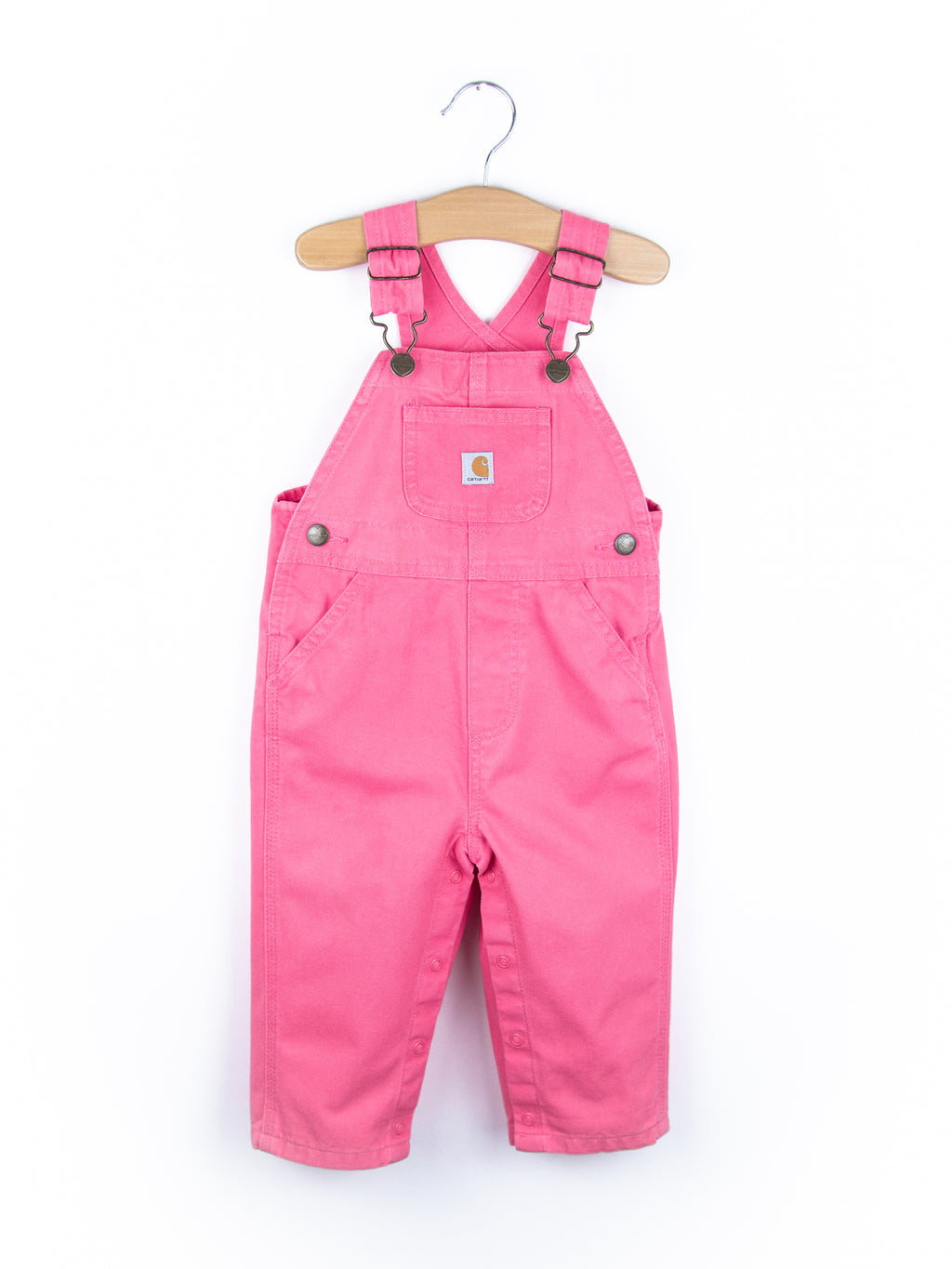 Carhartt Pink Canvas Dungarees