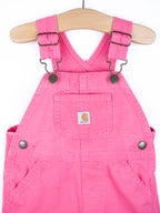 Carhartt Pink Canvas Dungarees