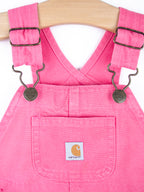 Carhartt Pink Canvas Dungarees