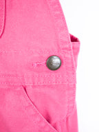 Carhartt Pink Canvas Dungarees