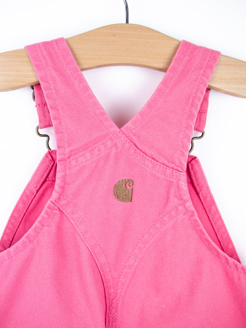 Carhartt Pink Canvas Dungarees