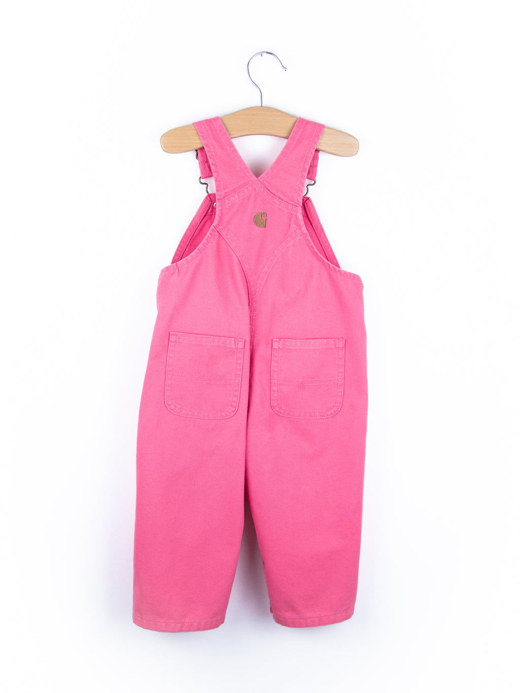 Carhartt Pink Canvas Dungarees