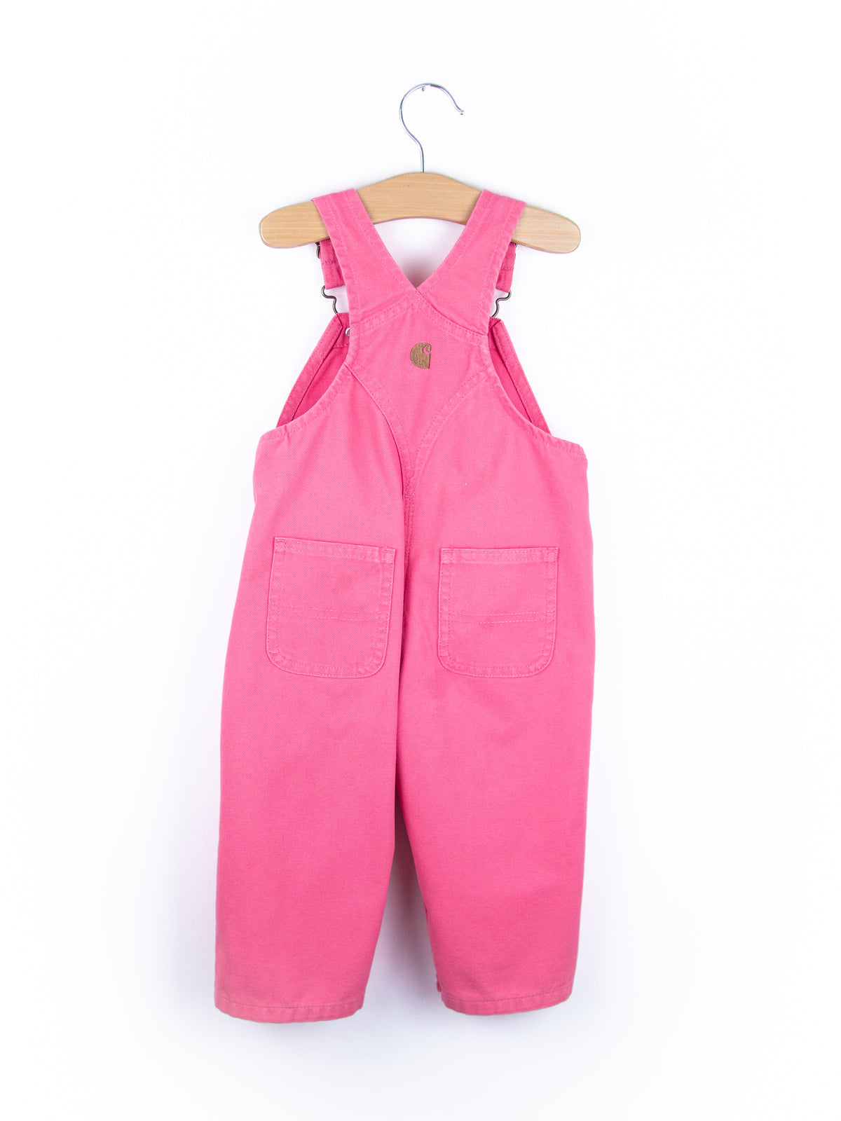 Carhartt Pink Canvas Dungarees