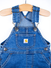 Load image into Gallery viewer, Carhartt Vintage Denim Dungaree Shorties - Age 6 months
