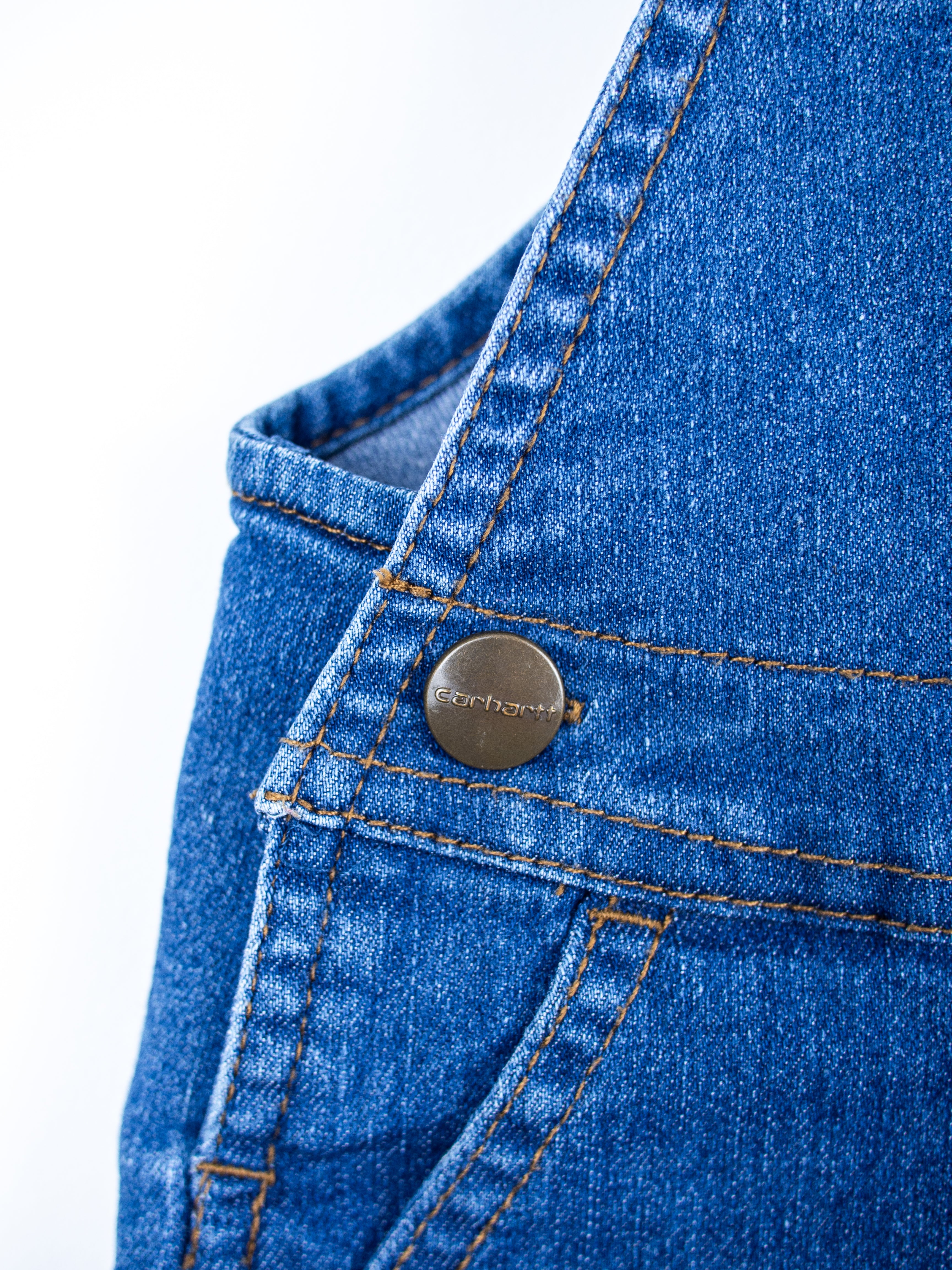 Carhartt Denim Dungaree Shorties - Age 9 months