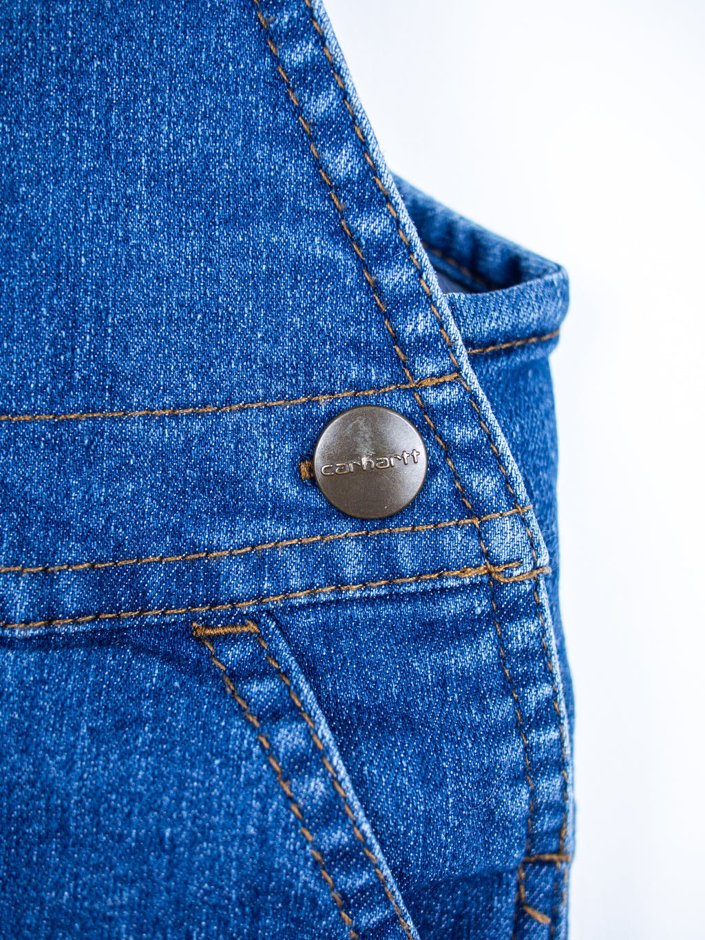 Carhartt Denim Dungaree Shorties - Age 9 months