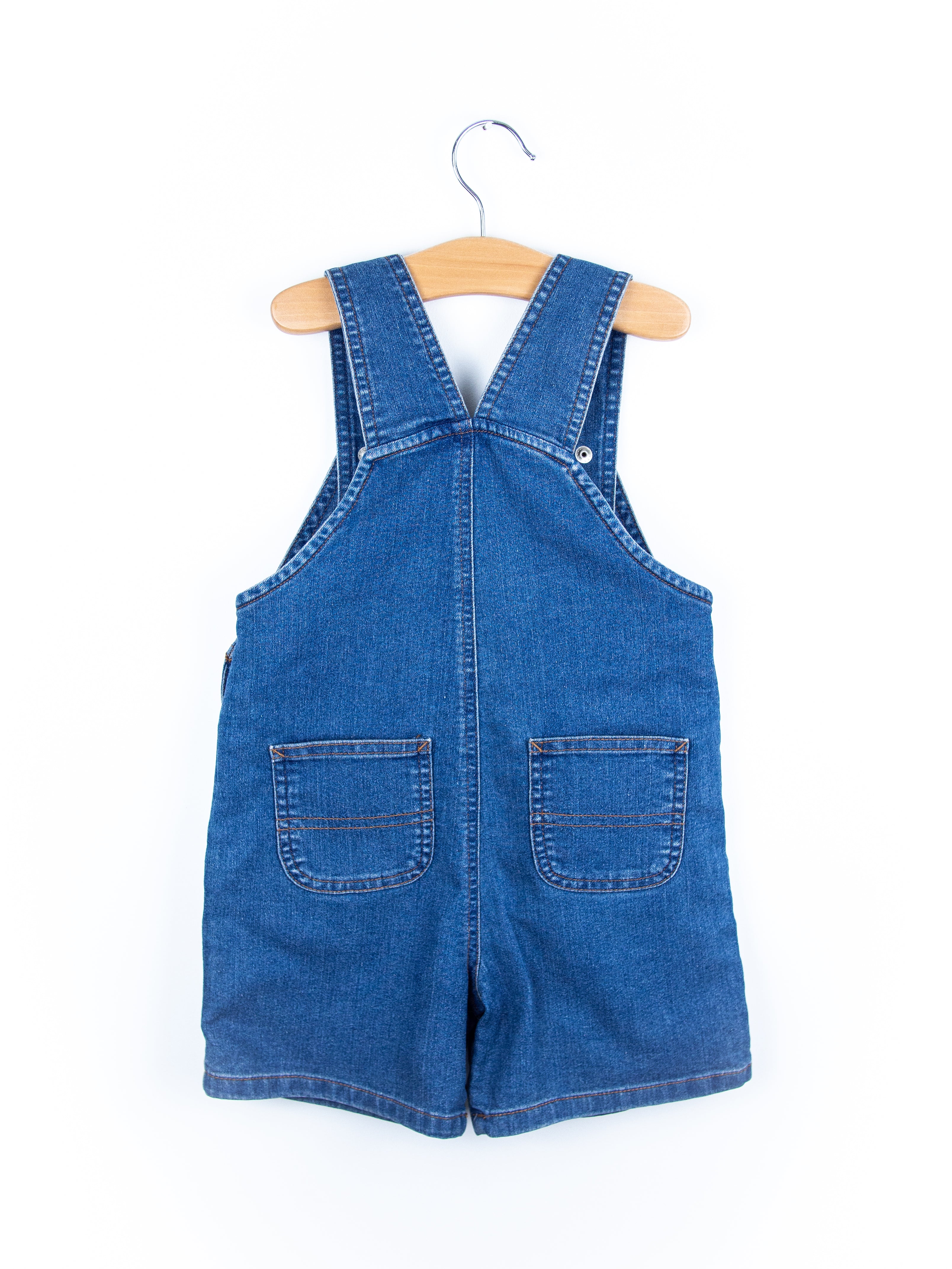 Carhartt Denim Dungaree Shorties - Age 3T