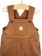 Load image into Gallery viewer, Carhartt Brown Jersey Dungarees - Age 6 months
