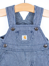 Load image into Gallery viewer, Carhartt Hickory Stripe Dungaree Shorties - Age 3 months
