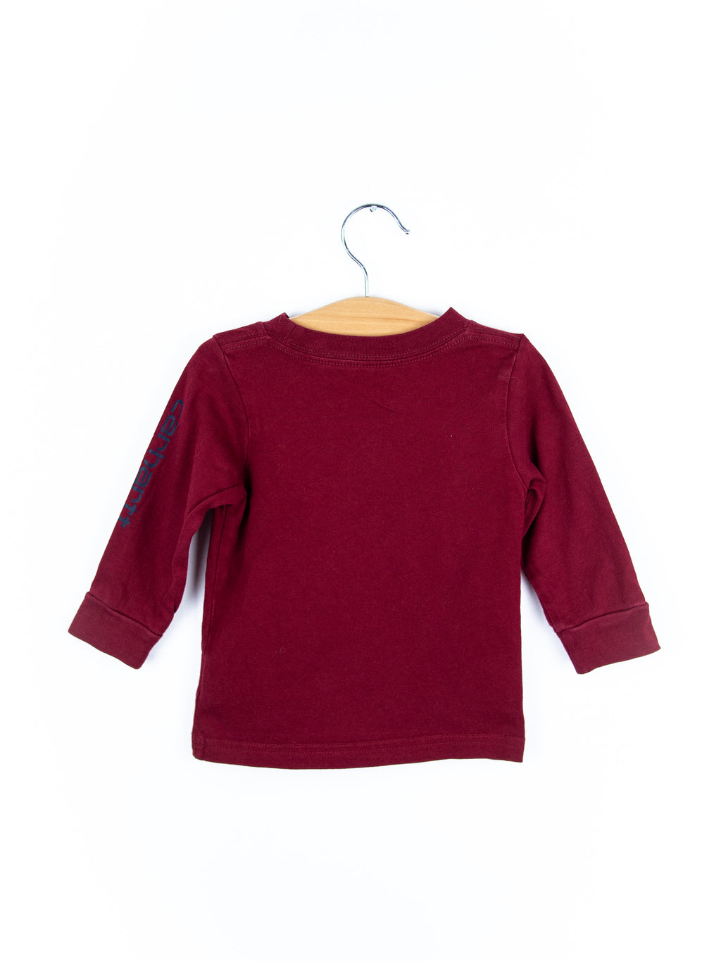 Carhartt Burgundy Long Sleeve Tee - Age 6 months