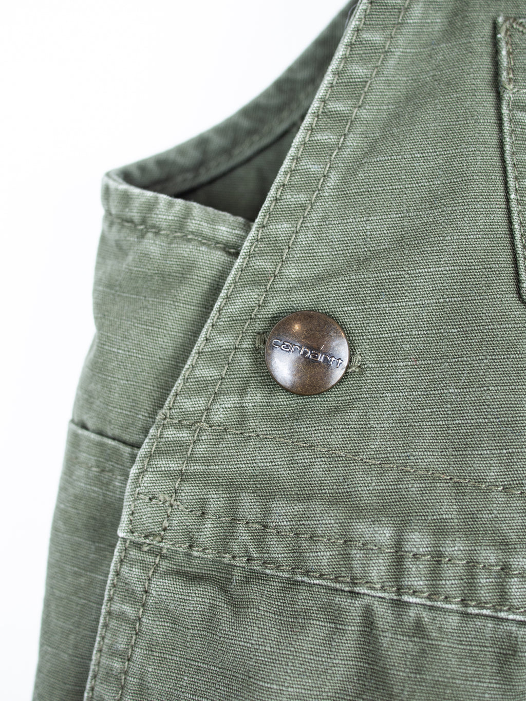 Carhartt Forest Green Canvas Dungarees - Age 6 months