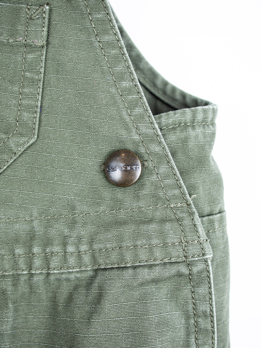 Carhartt Forest Green Canvas Dungarees - Age 6 months