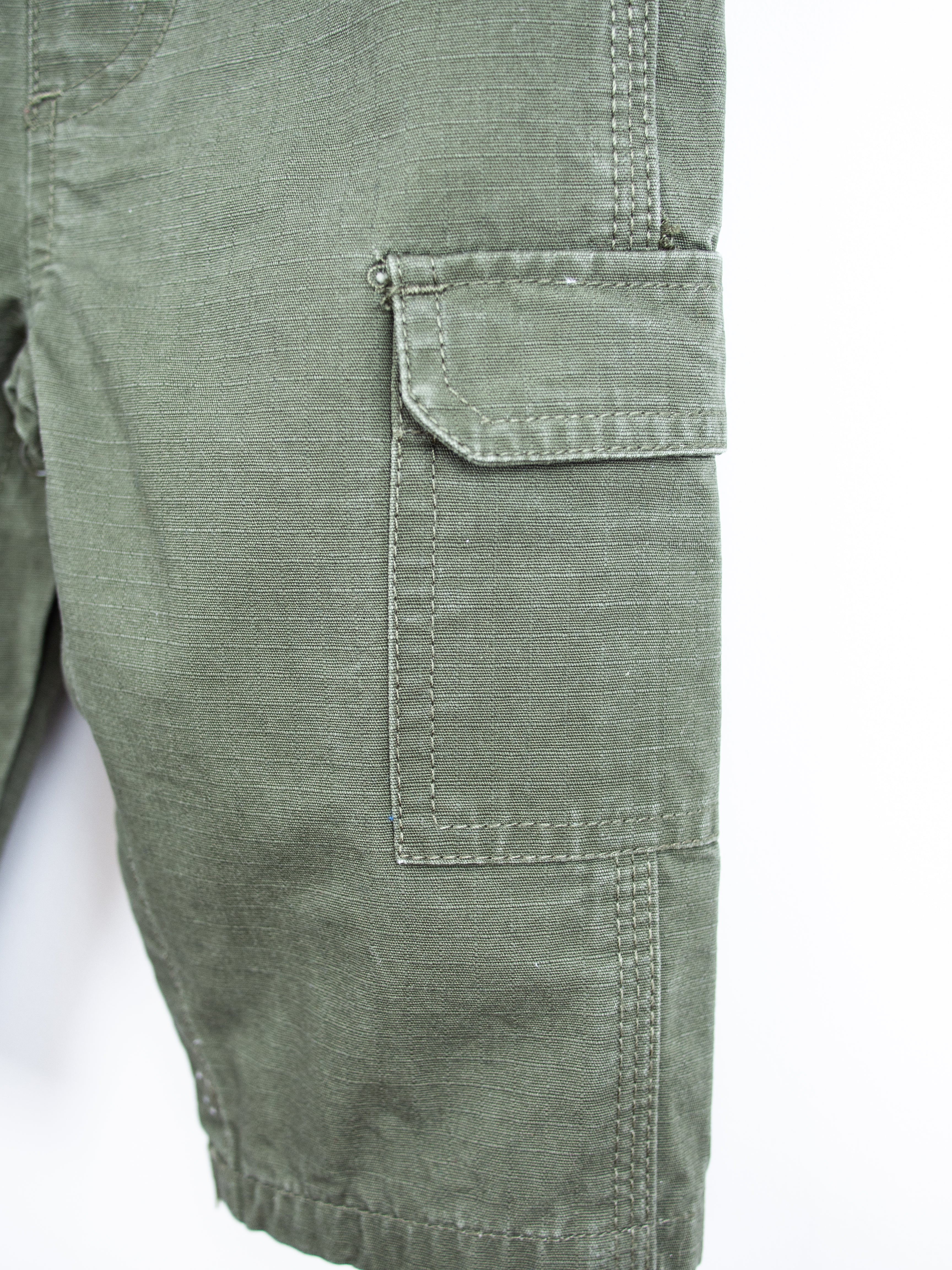 Carhartt Forest Green Canvas Dungarees - Age 6 months