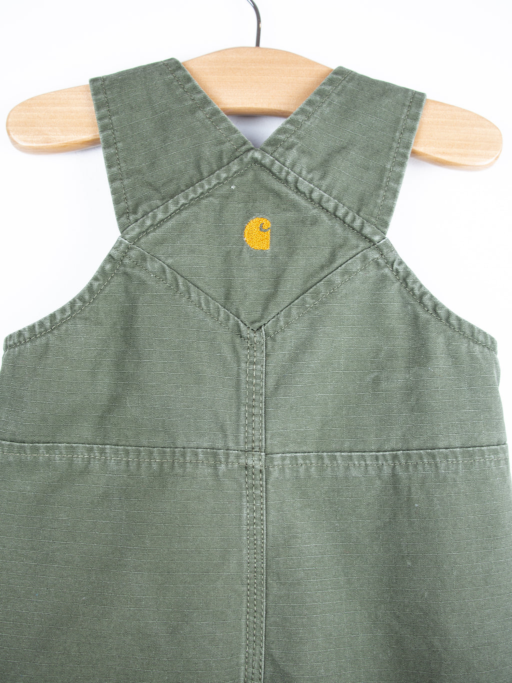 Carhartt Forest Green Canvas Dungarees - Age 6 months