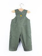 Carhartt Forest Green Canvas Dungarees - Age 6 months