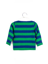 Load image into Gallery viewer, Vintage Green &amp; Blue Rugby Shirt Shirt - Age 6 months
