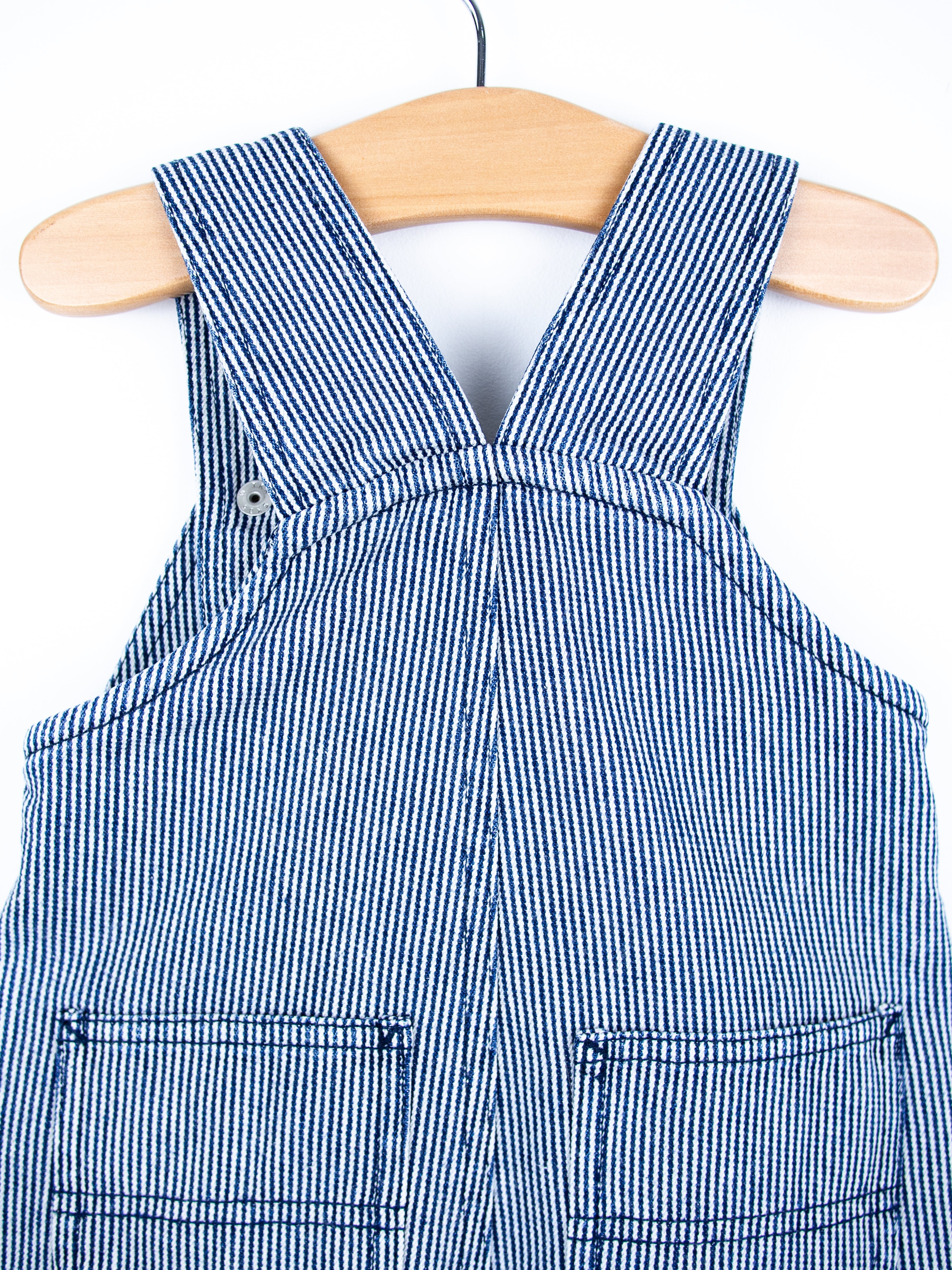 Carhartt Hickory Stripe Dungaree Shorties - Age 9 months