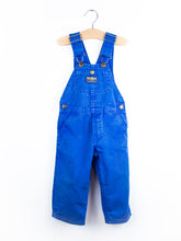 Load image into Gallery viewer, Osh Kosh Cobalt Dungarees - Age 18 months
