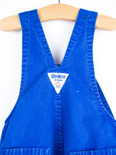 Load image into Gallery viewer, Osh Kosh Cobalt Dungarees - Age 18 months
