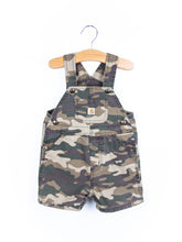 Load image into Gallery viewer, Carhartt Camo Dungaree Shorties - Age 9 months
