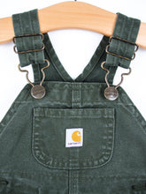 Load image into Gallery viewer, Carhartt Forest Green Canvas Dungarees - Age 9 months
