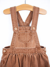 Load image into Gallery viewer, Vintage Brown Dungaree Dress - Age 18 months

