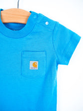 Load image into Gallery viewer, Carhartt Brown Dungaree Shortie Set - Age 3 months - NEW WITH TAGS
