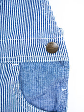 Load image into Gallery viewer, Carhartt Chambray Stripe Dungaree Shorties - Age 24 months - READ DESCRIPTION
