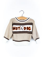 Load image into Gallery viewer, Vintage Hot Dog Knit Jumper - Age 6 months

