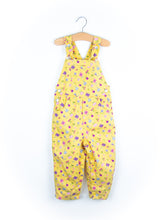 Load image into Gallery viewer, Vintage Yellow Floral Dungarees - Age 24 months
