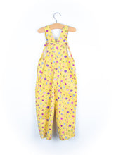 Load image into Gallery viewer, Vintage Yellow Floral Dungarees - Age 24 months
