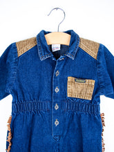 Load image into Gallery viewer, Osh Kosh Denim Western Fringe Boiler Suit - Age 6 months
