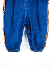 Load image into Gallery viewer, Osh Kosh Denim Western Fringe Boiler Suit - Age 6 months
