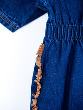Load image into Gallery viewer, Osh Kosh Denim Western Fringe Boiler Suit - Age 6 months
