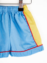 Load image into Gallery viewer, Vintage Colour Block Swim Shorts - Age 12-18 months
