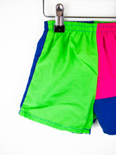 Load image into Gallery viewer, Vintage Neon Colour Block Shorts - Age 12-18 months
