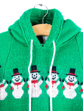 Load image into Gallery viewer, Vintage Snowman Knit Hoody - Age 6-9 months
